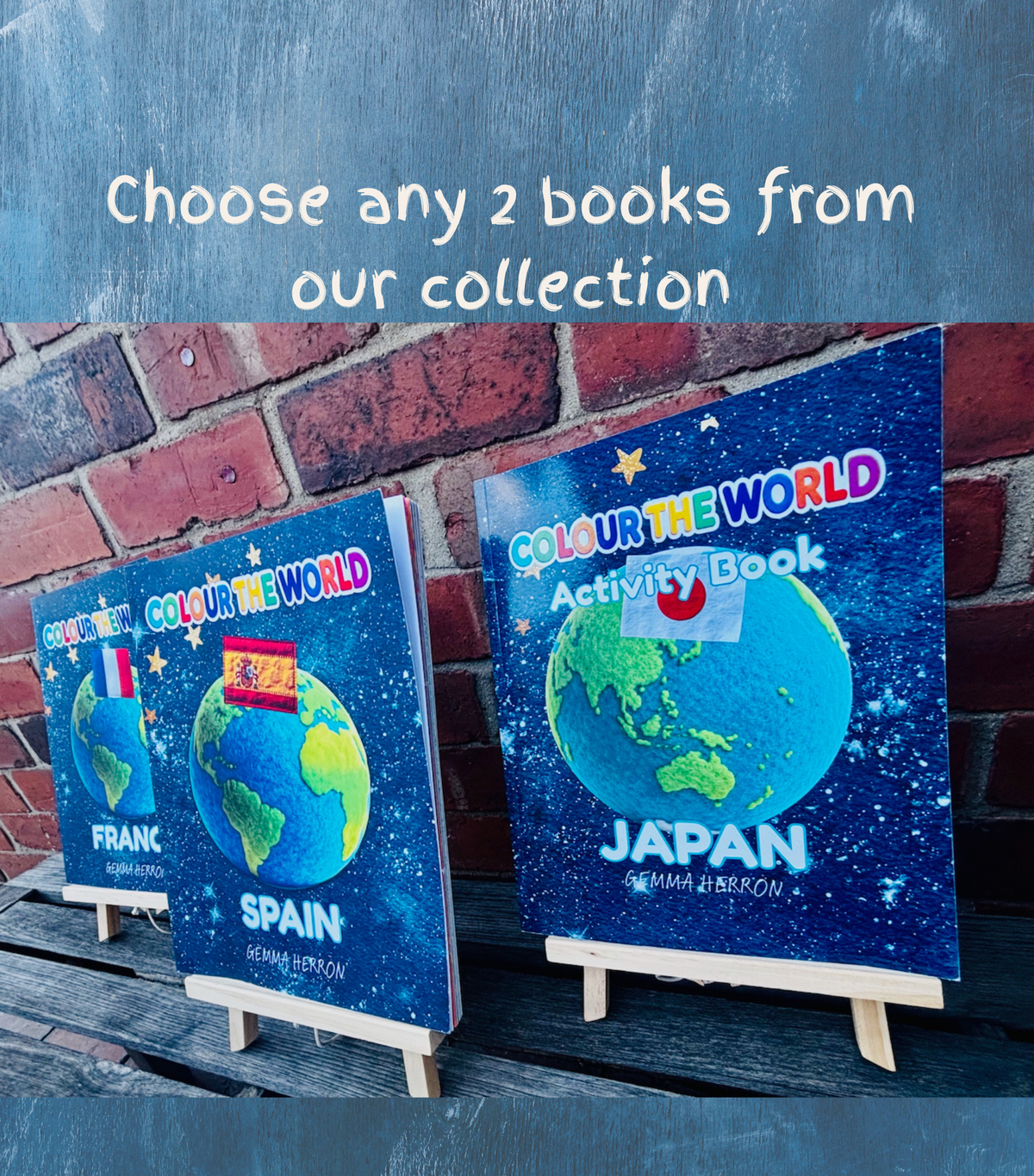 Colour the World — Any 2 Activity Book Bundle