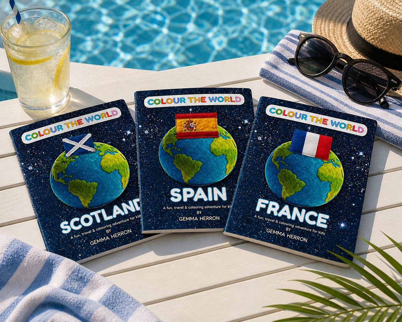 Colour the World — 2 Activity Book + Notebook Bundle