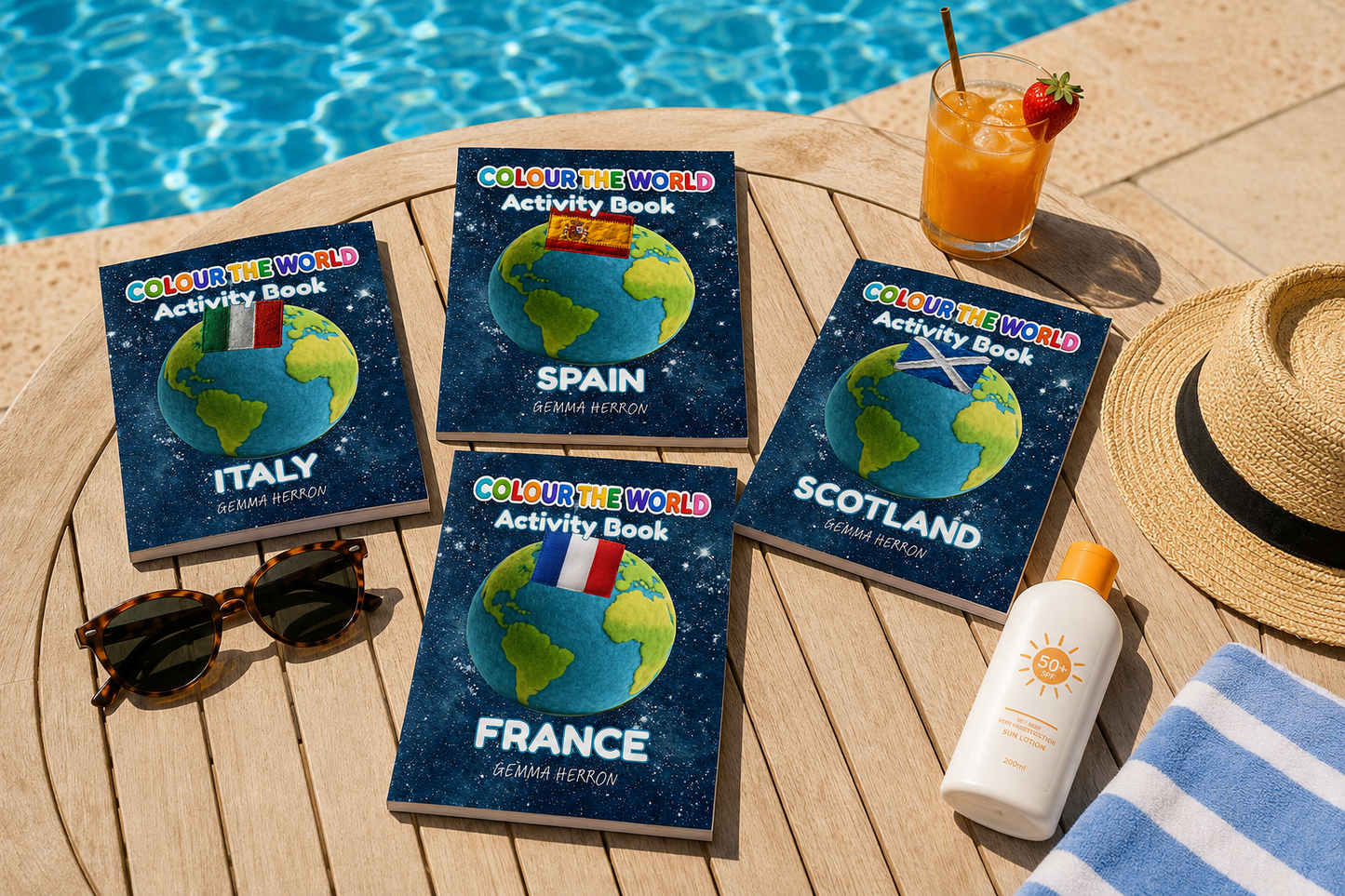 Colour the World — Any 2 Activity Book Bundle