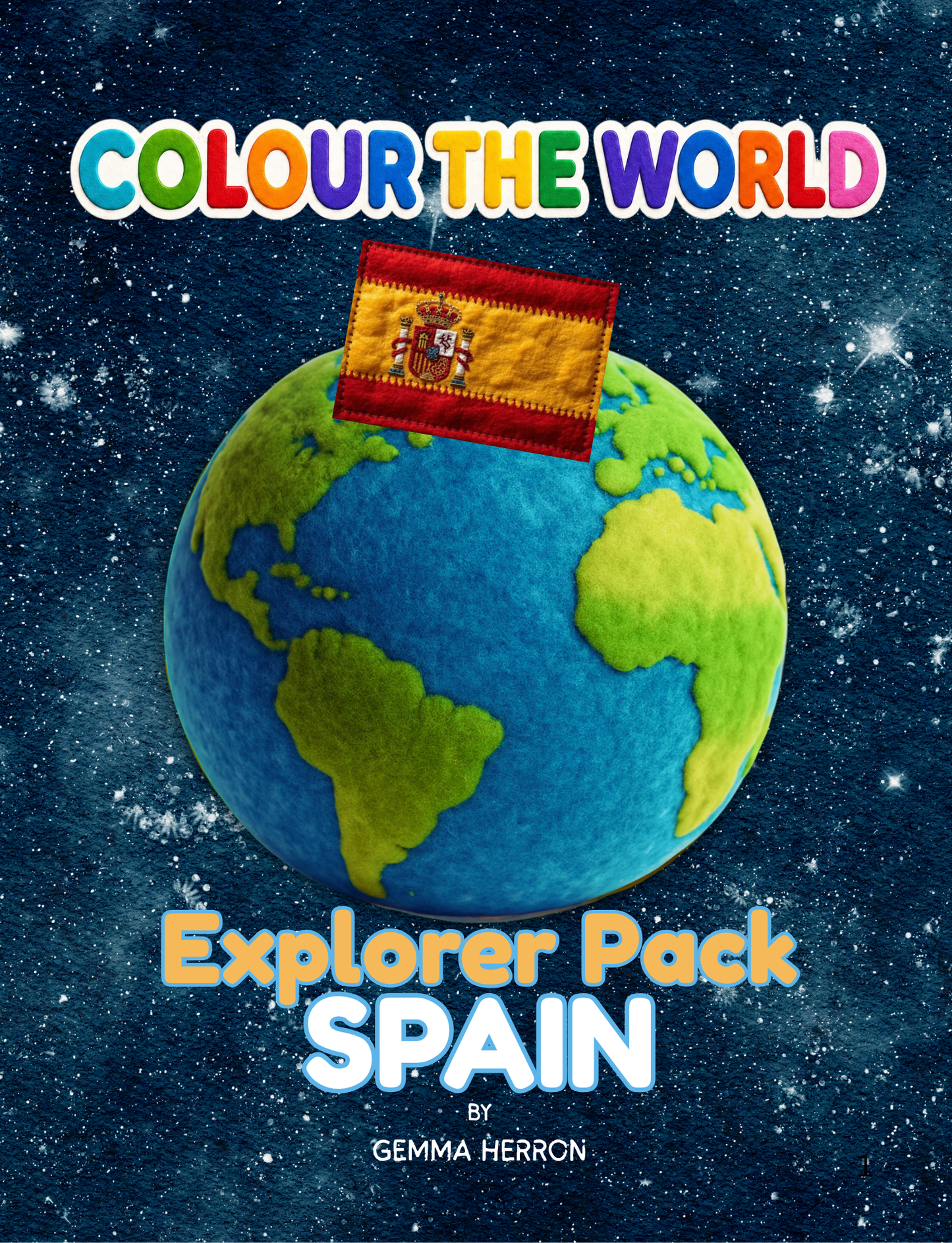 Colour The World - Spain Digital Explorer Pack