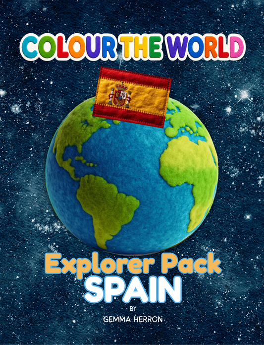 Colour The World - Spain Digital Explorer Pack
