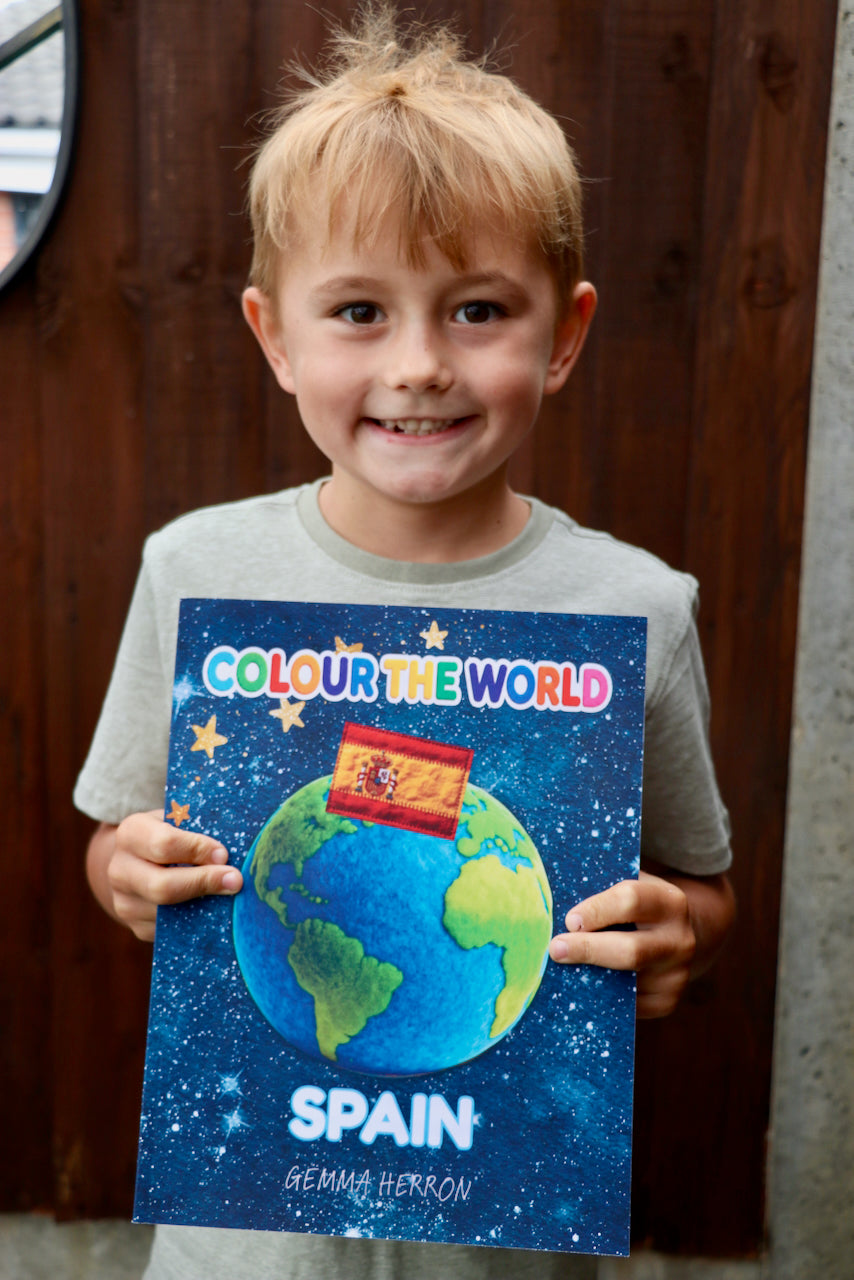 Colour the World Activity Book: Spain