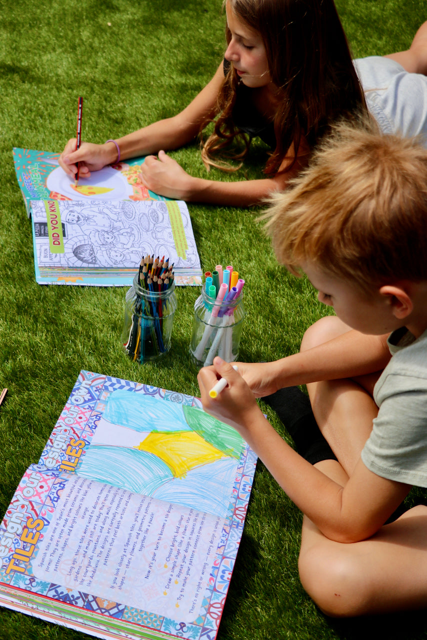 Colour the World Activity Book: Spain