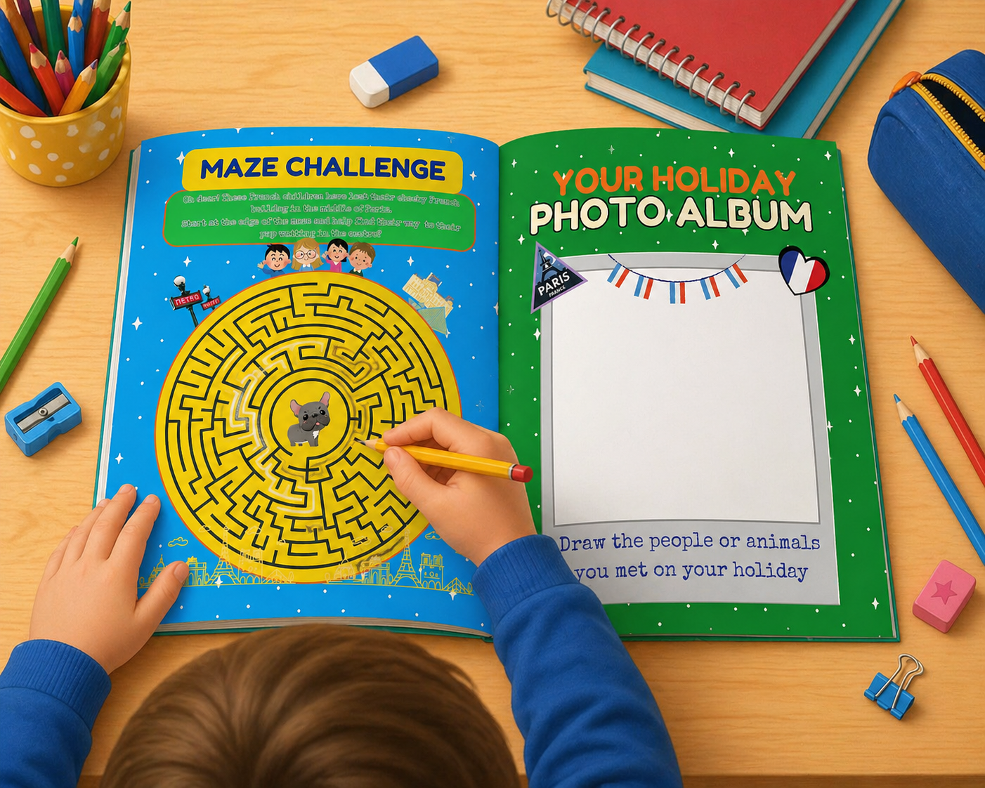 Colour the World: France Activity Book