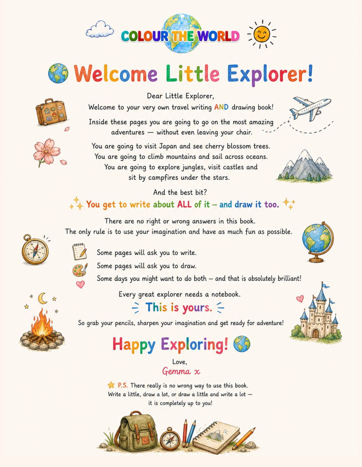 Explore, Write, Draw - Find your wonder