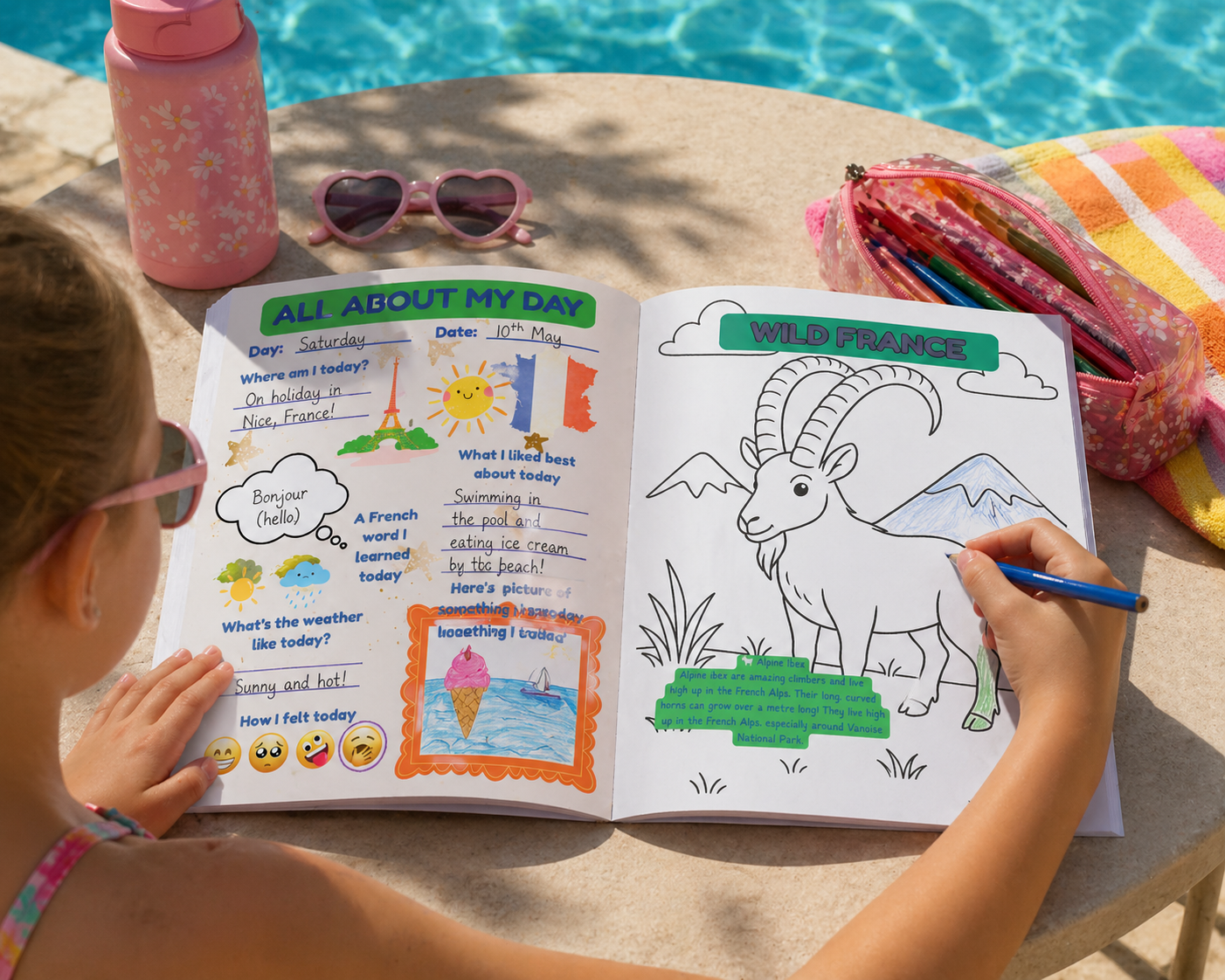 Colour the World: France Activity Book