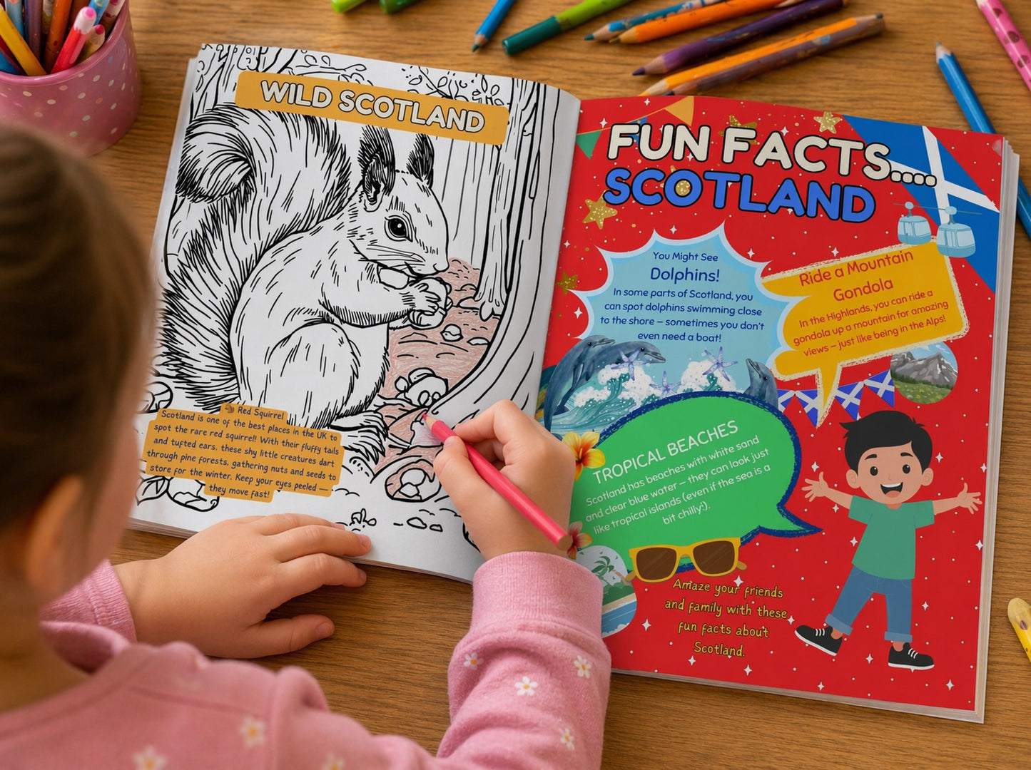 Colour the World: Scotland Activity Book