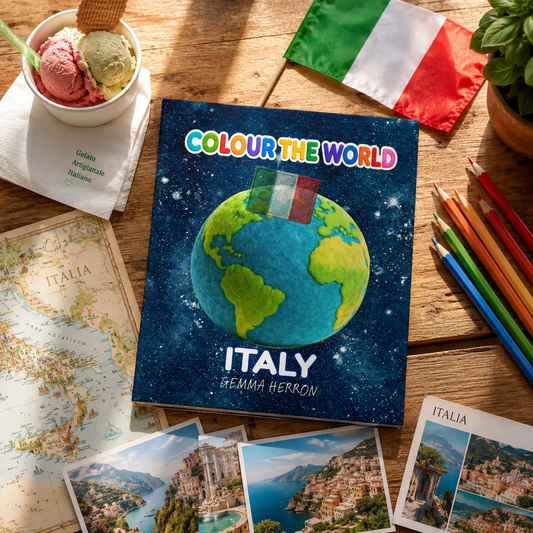 Colour The World: Italy Adventure Activity Book
