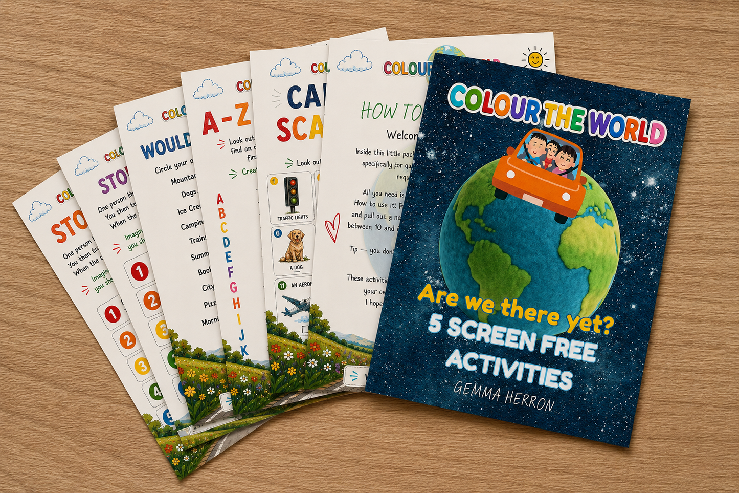 Are We There Yet? 5 Screen Free Car Journey Activities — Free Download 🚗