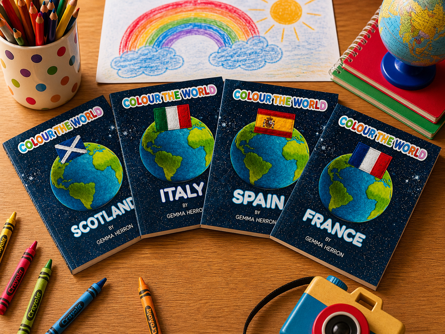 Colour the World — Any 3 Activity Books Bundle