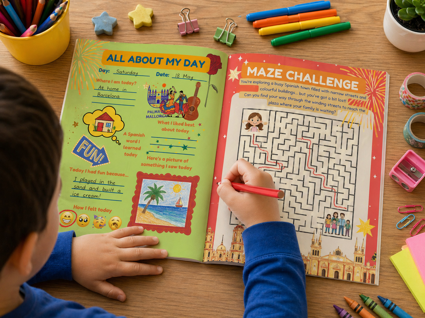 Colour the World: Spain Activity Book