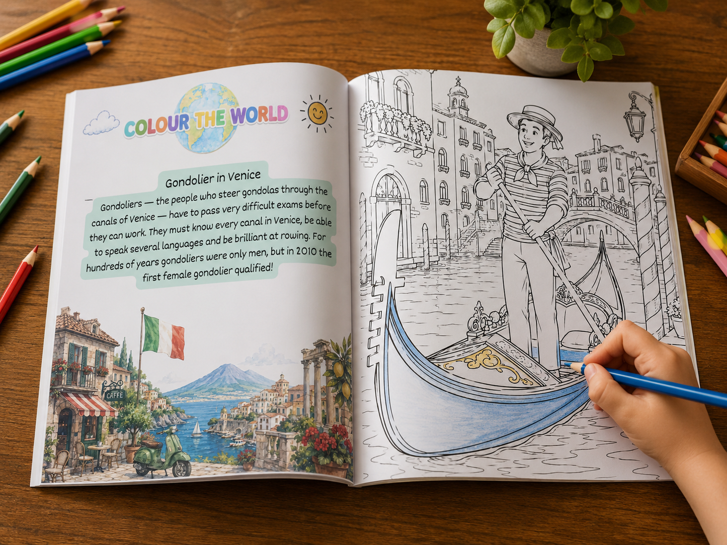 Italy Adventure Bundle — Activity Book + Colouring Book