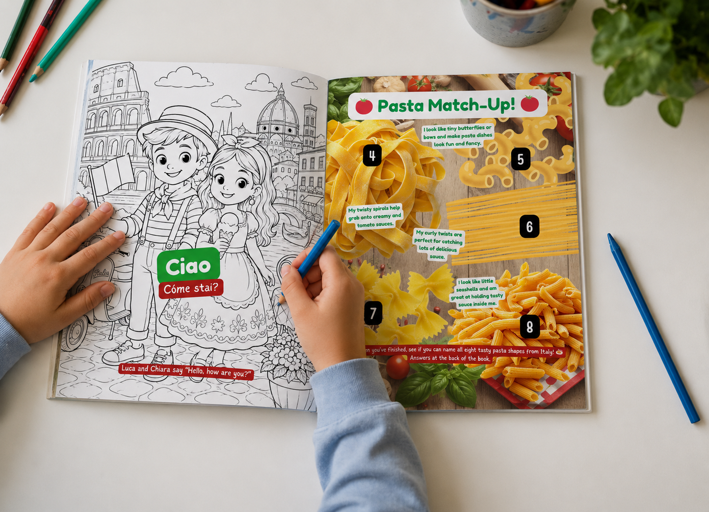 Italy Adventure Bundle — Activity Book + Colouring Book