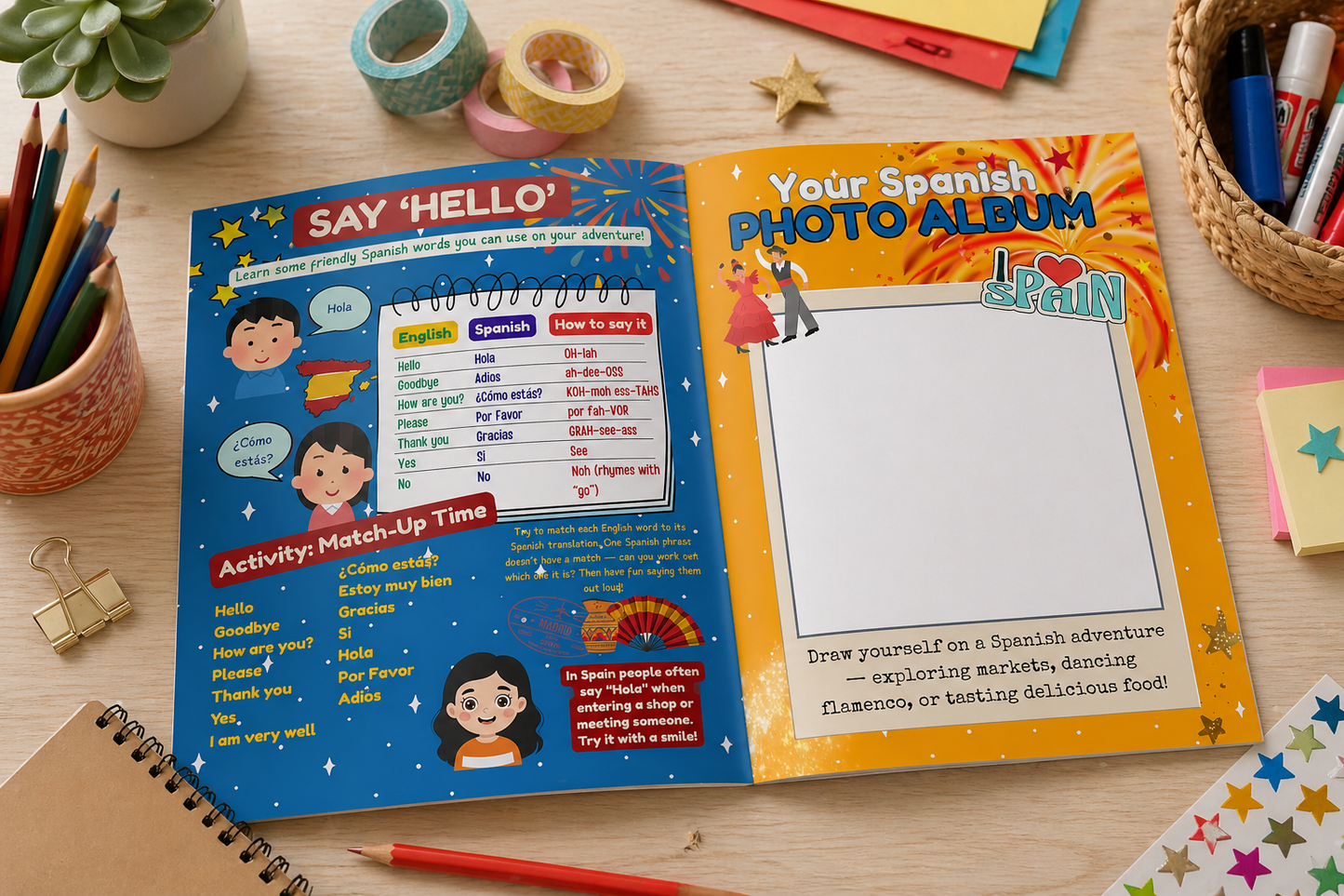 Colour the World: Spain Activity Book
