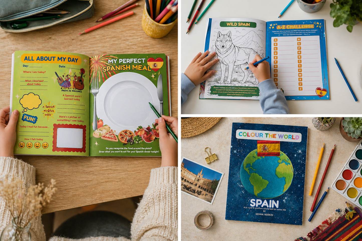 Colour the World: Spain Activity Book