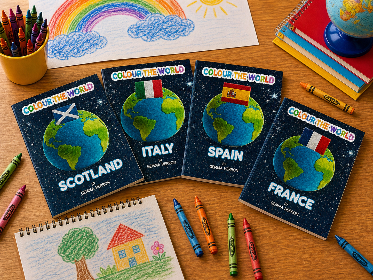 Colour the World — Any 3 Activity Books Bundle