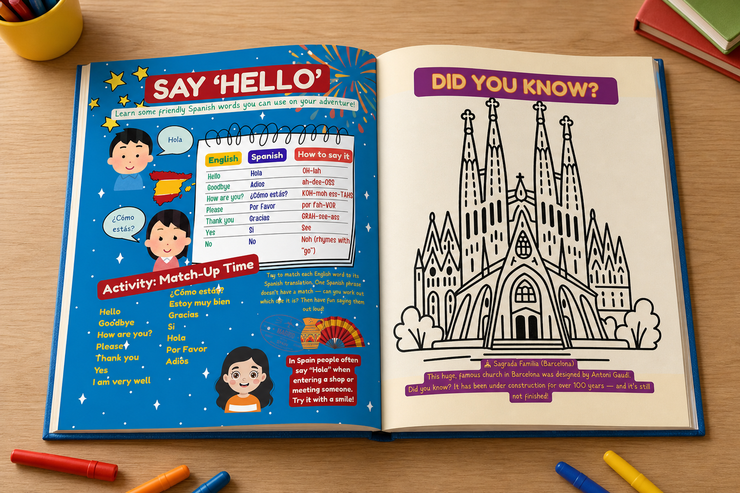 Colour The World - Spain Digital Explorer Pack