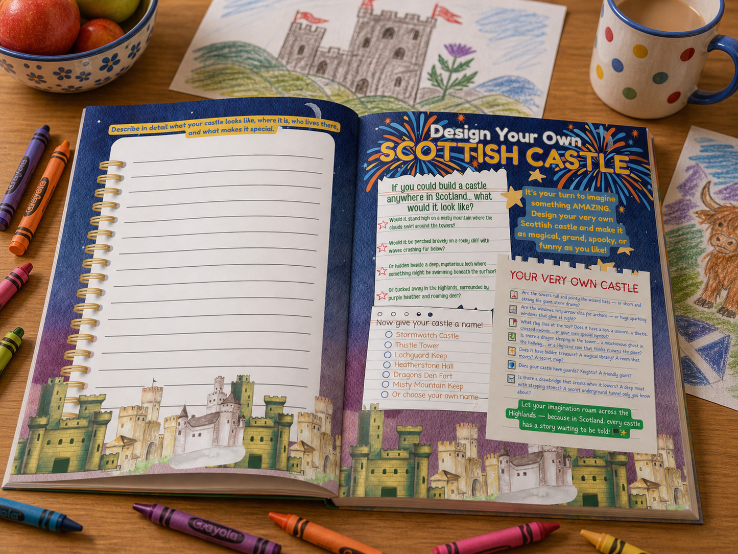 Colour the World: Scotland Activity Book
