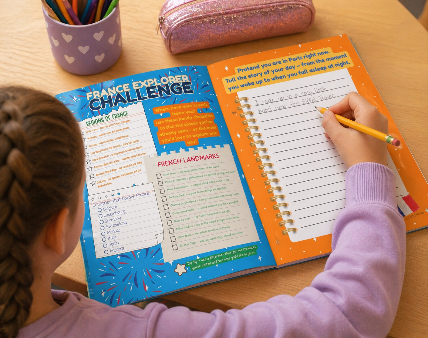 Colour the World: France Activity Book
